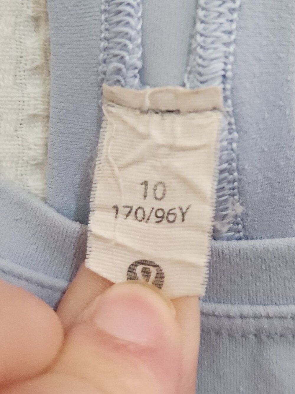 Lululemon Cool Racerback Tank in Light Blue Women's Size 10 - Picture 9 of 12
